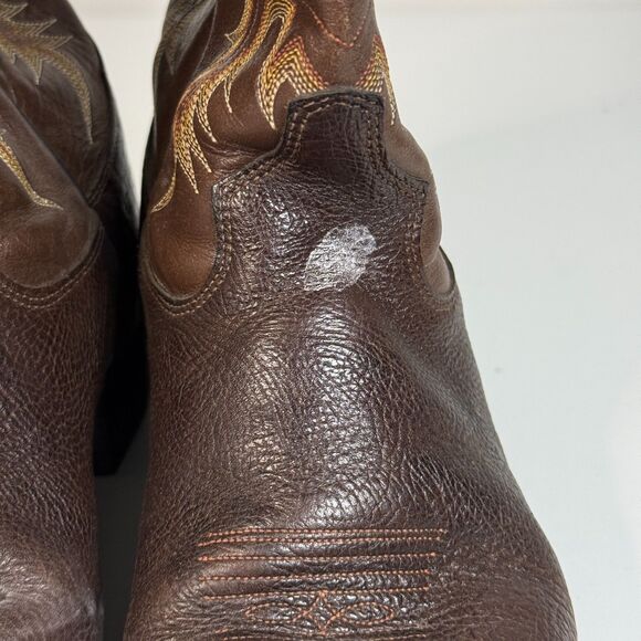 Tony Lama Boots Mens US 9.5D Brown Stockman CT2032 Cowboy Western Leather main image 8